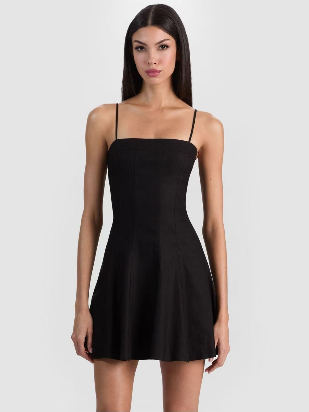 Alice + Olivia - KATHLEEN MINI DRESS in Black *NEW*